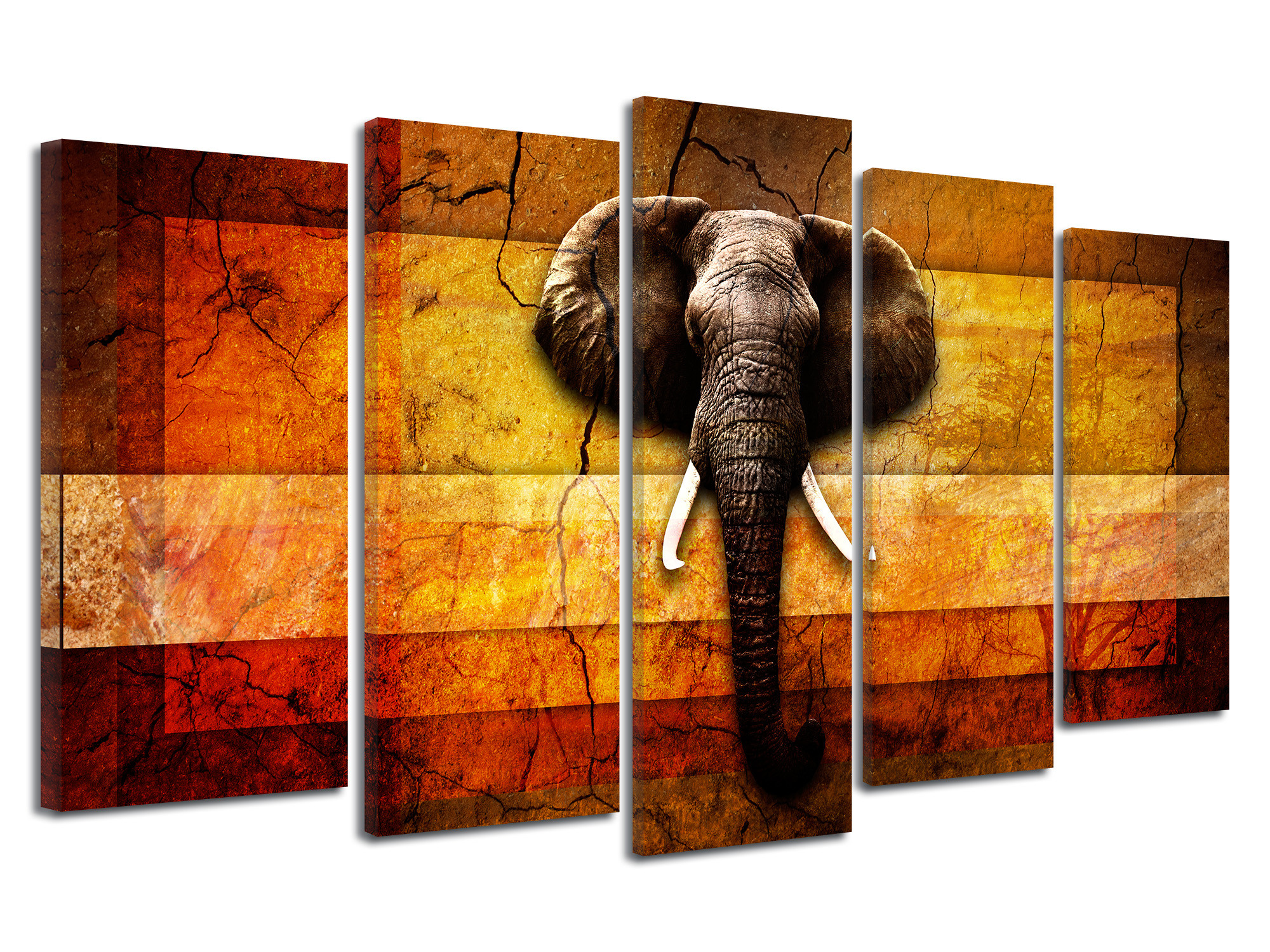 L'Éléphant Tapisserie, La Faune Exotique Elephant, Décoration