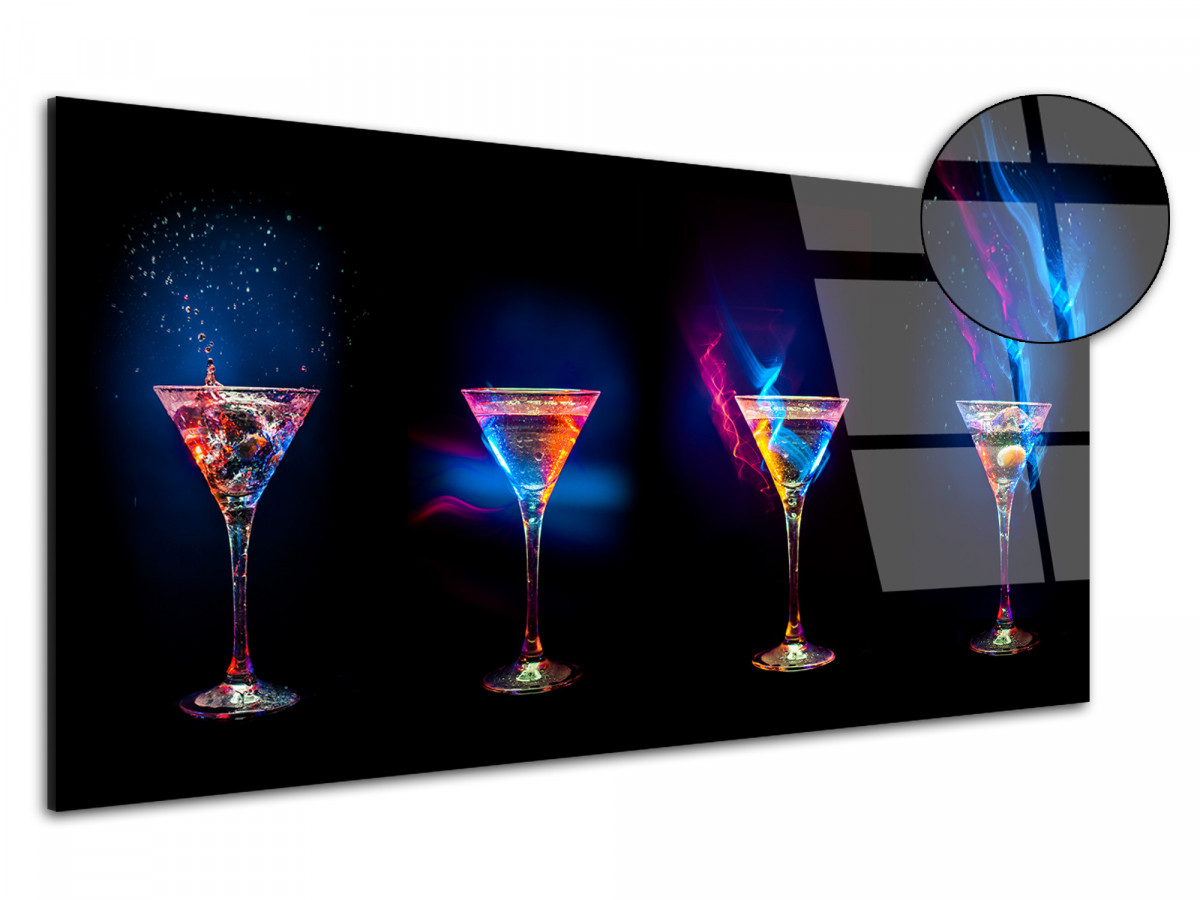 Tableaux sur verre acrylique Cocktails aux agrumes 