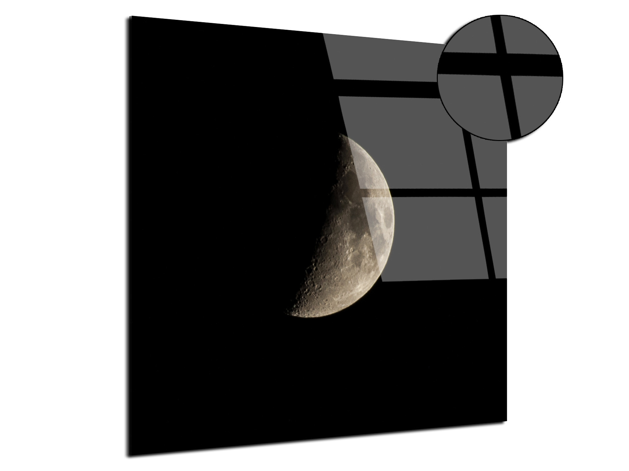 Photo De Lune Sur Plexiglas Boutique Decoration Murale Declina