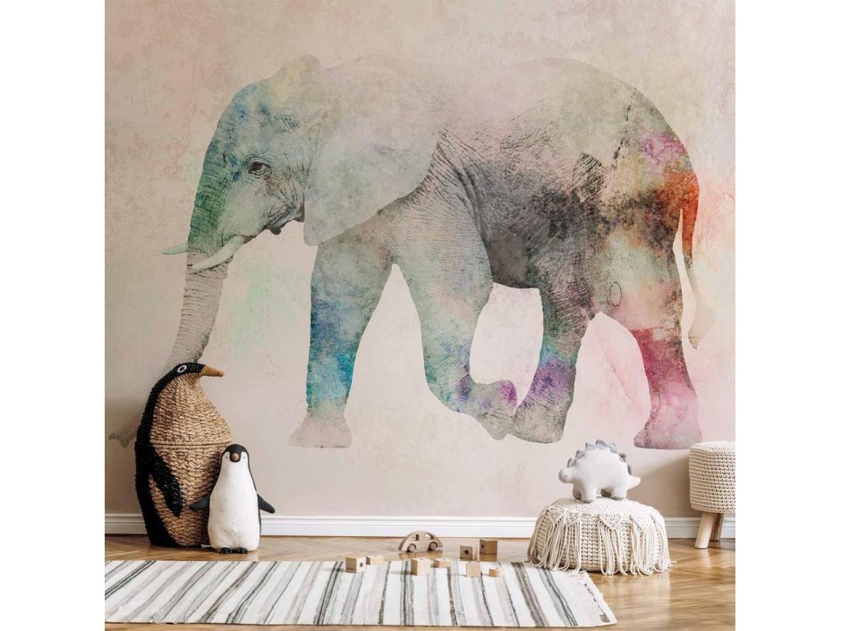 Papier peint - Painted Elephant