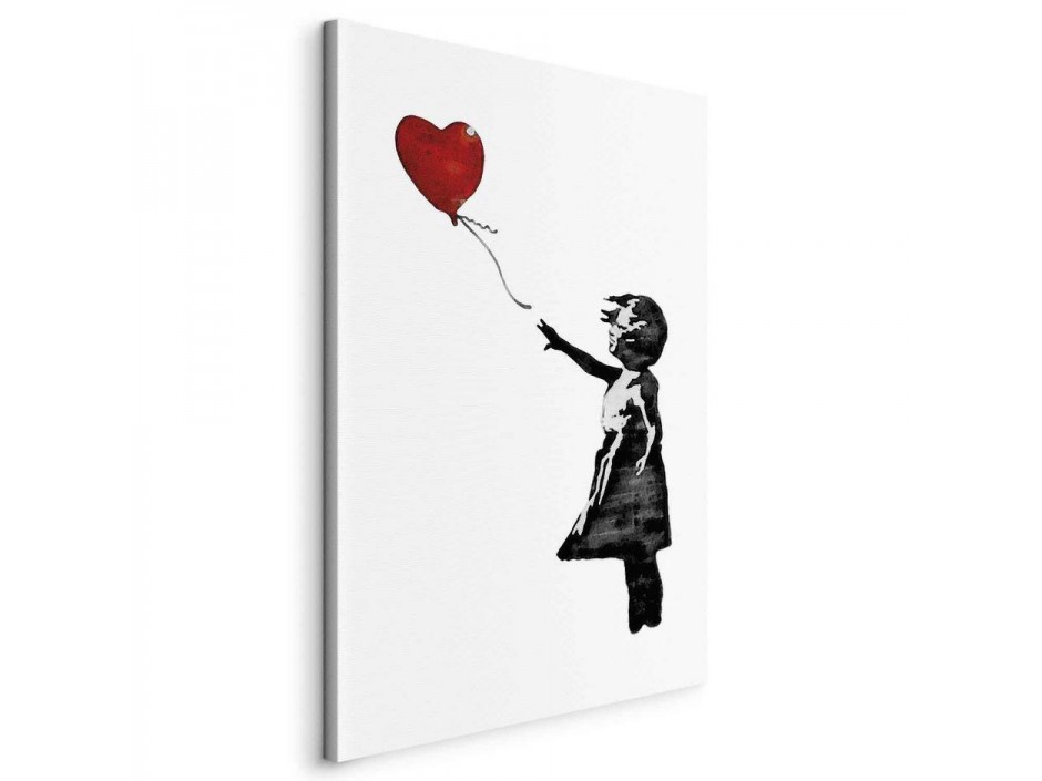 Tableau - Banksy: Girl with Balloon (1 Part) Vertical