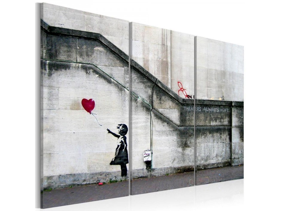 Tableau - Girl With a Balloon by Banksy