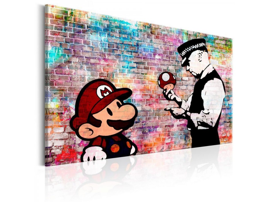 Tableau - Banksy: Colourful Brick