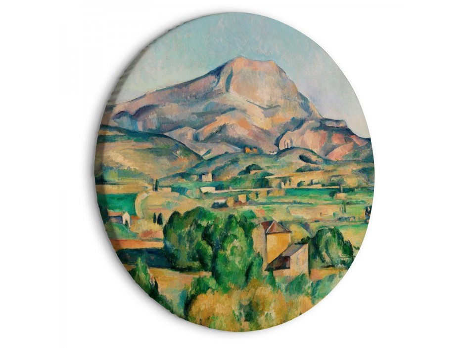 Tableau rond - Mont Sainte-Victoire (Paul Cézanne)