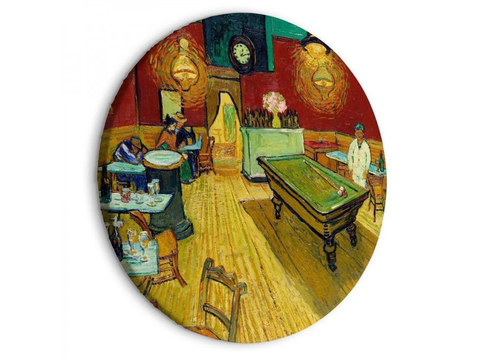 Tableau rond - The Night Café (Vincent van Gogh)