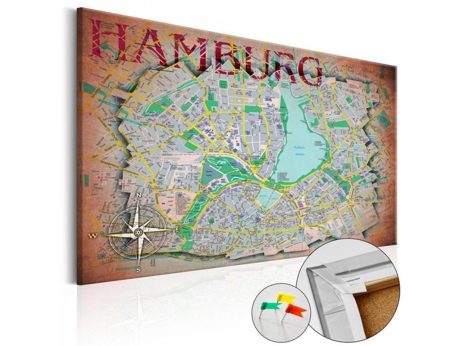 Tableau en liège - Hamburg