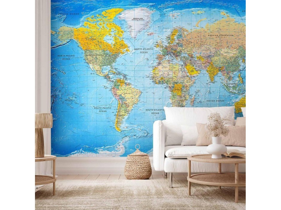 Papier peint - World Classic Map