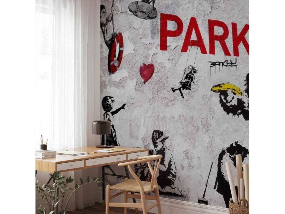 Papier peint - [Banksy] Graffiti Diveristy