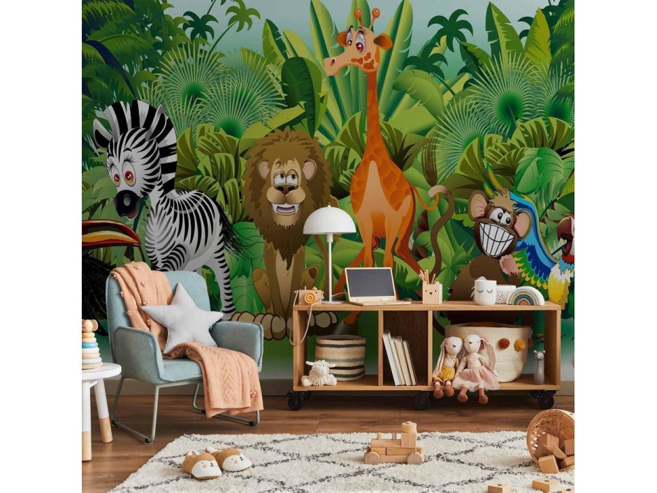 Papier peint - Jungle Animals