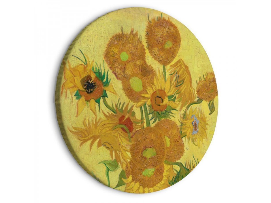 Tableau rond - Sunflowers (Vincent van Gogh)