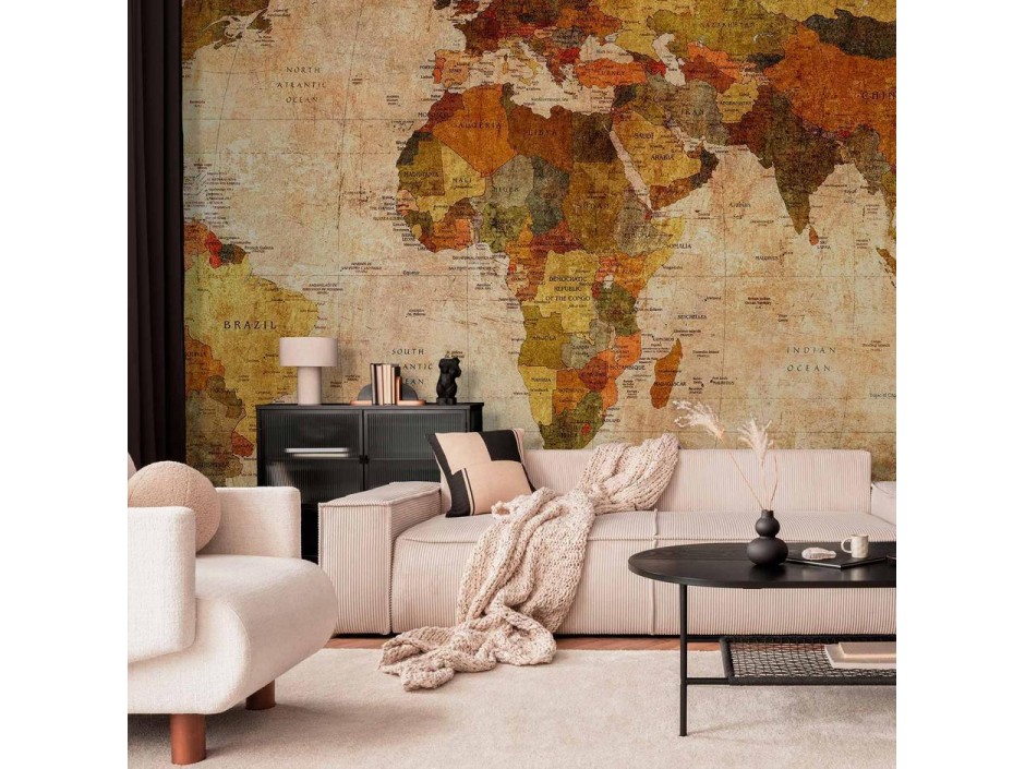 Papier peint - Old World Map