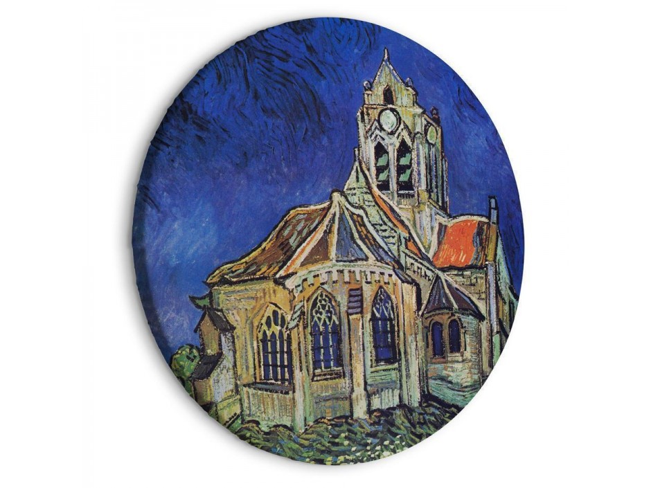 Tableau rond - The Church at Auvers (Vincent van Gogh)