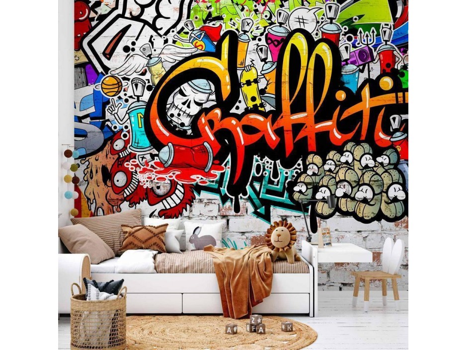 Papier peint - Colorful Graffiti