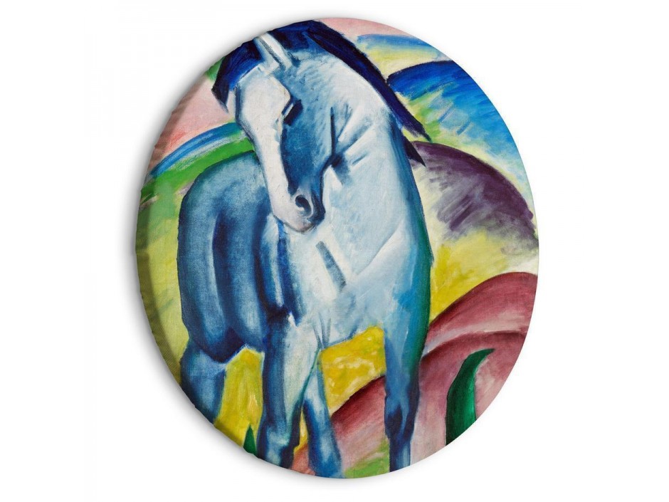 Tableau rond - Blue Horse (Franz Marc)