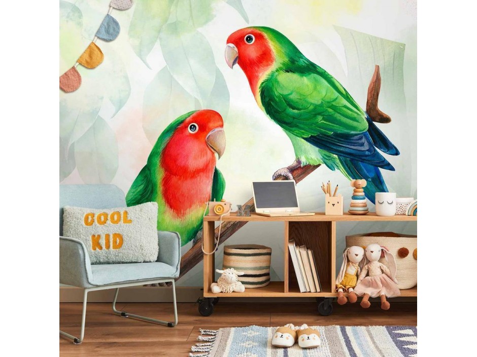 Papier peint - Lovebirds