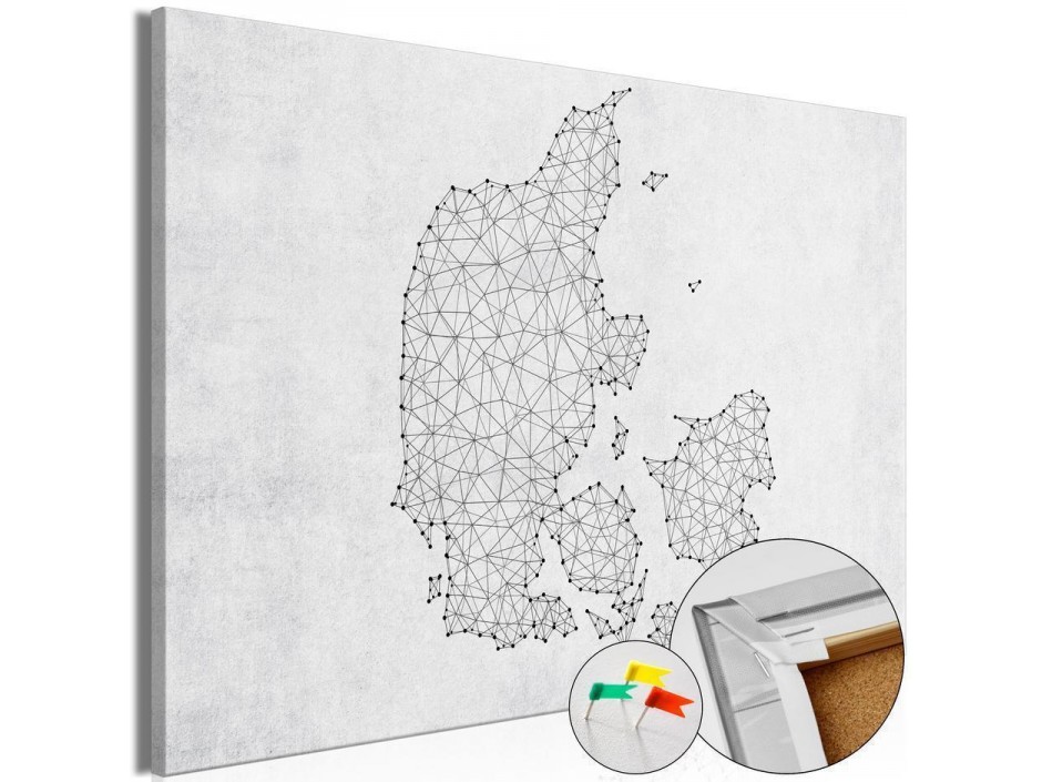 Tableau en liège - Geometric Land