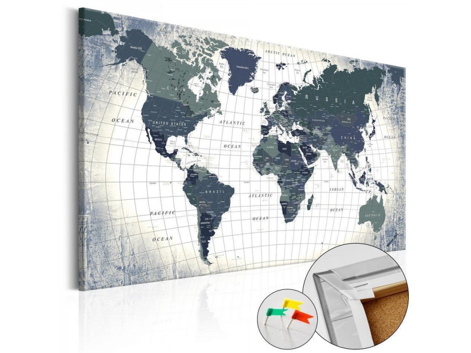 Tableau en liège - Structure of the World