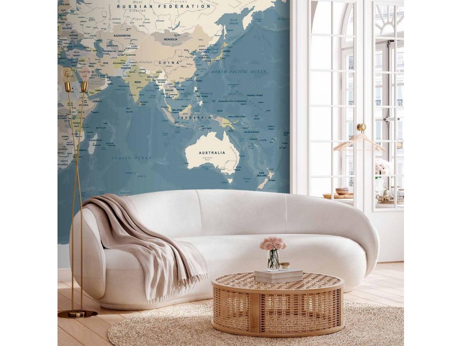 Papier peint - Vintage World Map