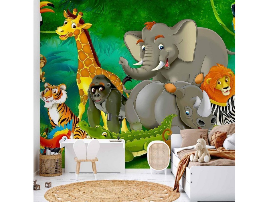 Papier peint - Colourful Safari