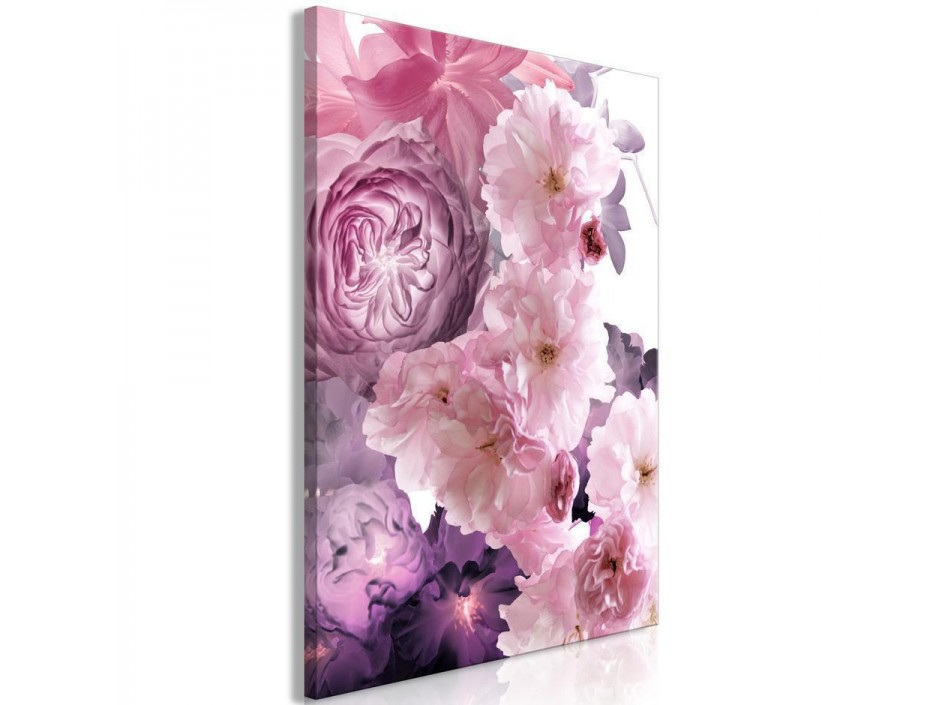 Tableau - Garden of Floral Scents (1-part) - Nature in Shades of Pink