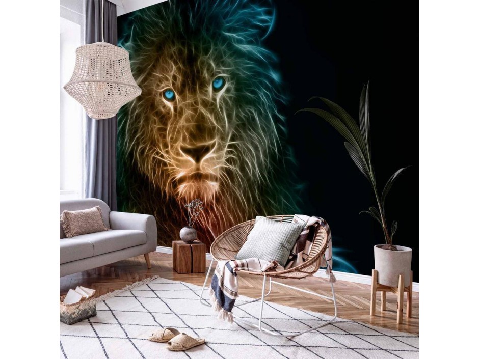 Papier peint - Abstract lion