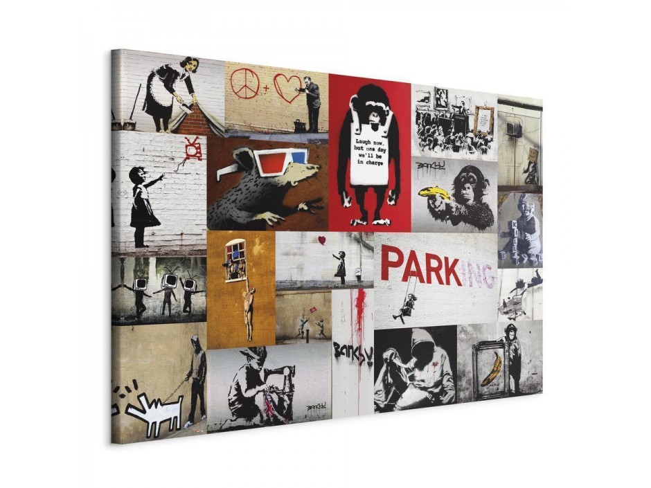 Tableau - Banksy - collage