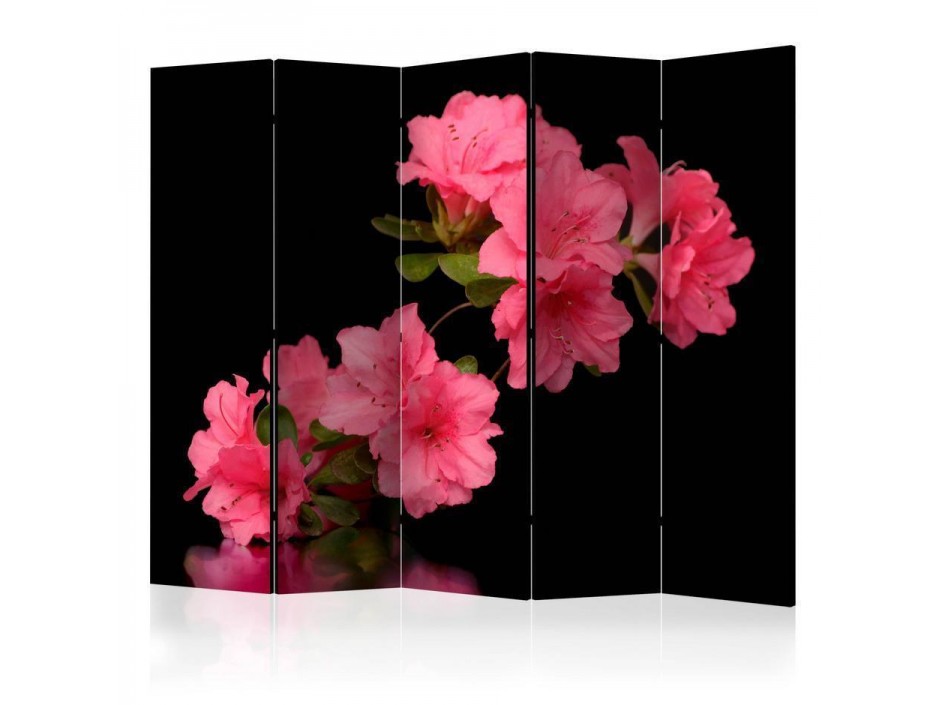 Paravent - Azalea in Black II