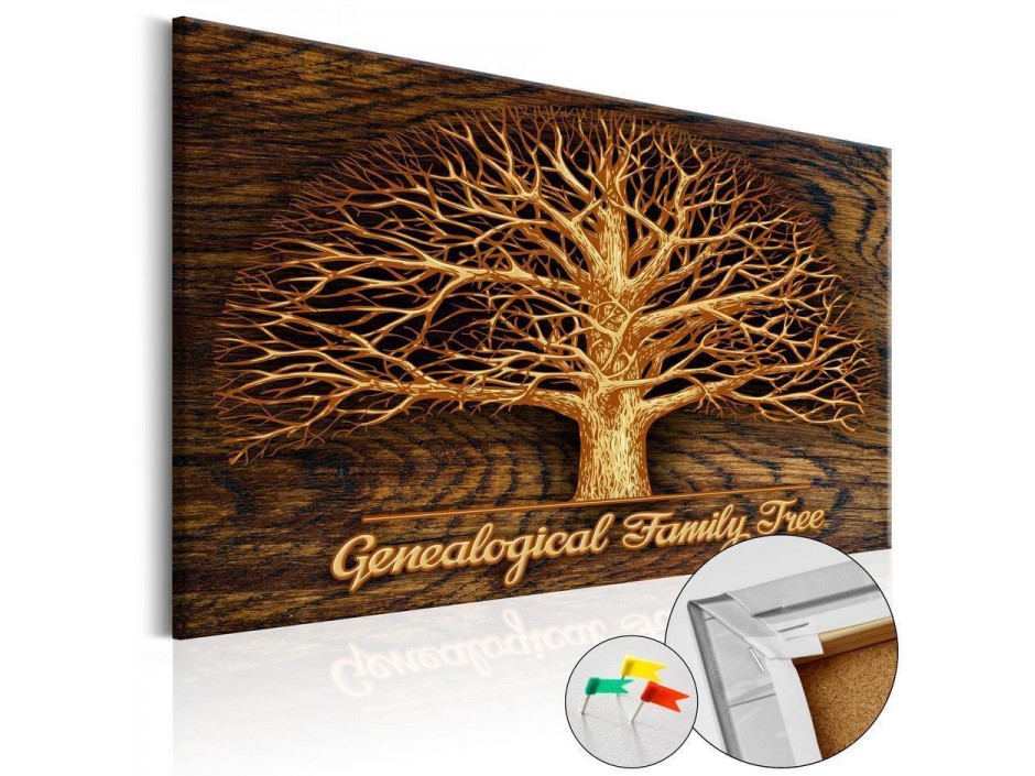 Tableau en liège - Family Tree [Corkboard]