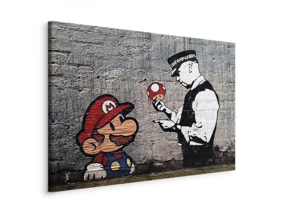 Tableau - Mario and Cop by Banksy