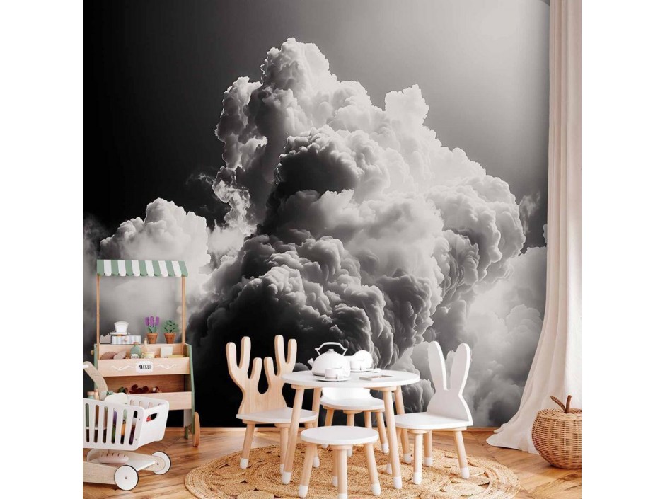 Papier peint - Clouds Like from Dreams: Let the Sun Illuminate Your Day – A Visual Feast