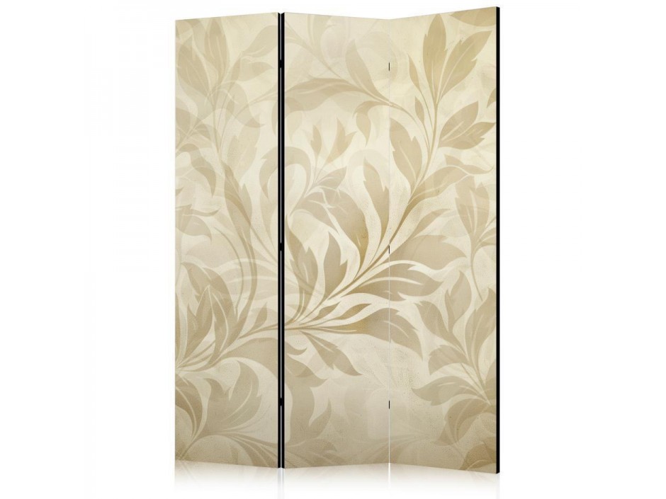 Paravent - Botanical Motif with Leaves and Vines in Sandy Colors