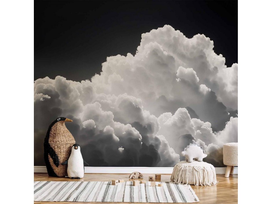 Papier peint - Discover the Endless Play of Sunlight – Clouds and Shadows in the Sky