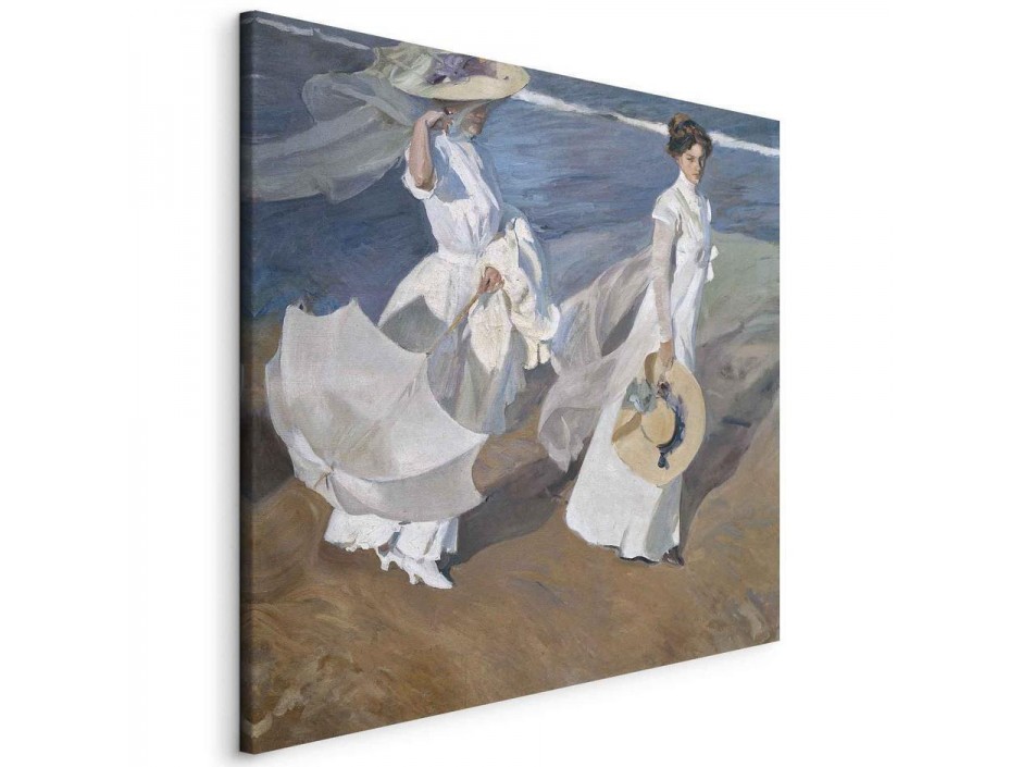 Tableau - Strolling along the Seashore (Joaquín Sorolla y Bastida)