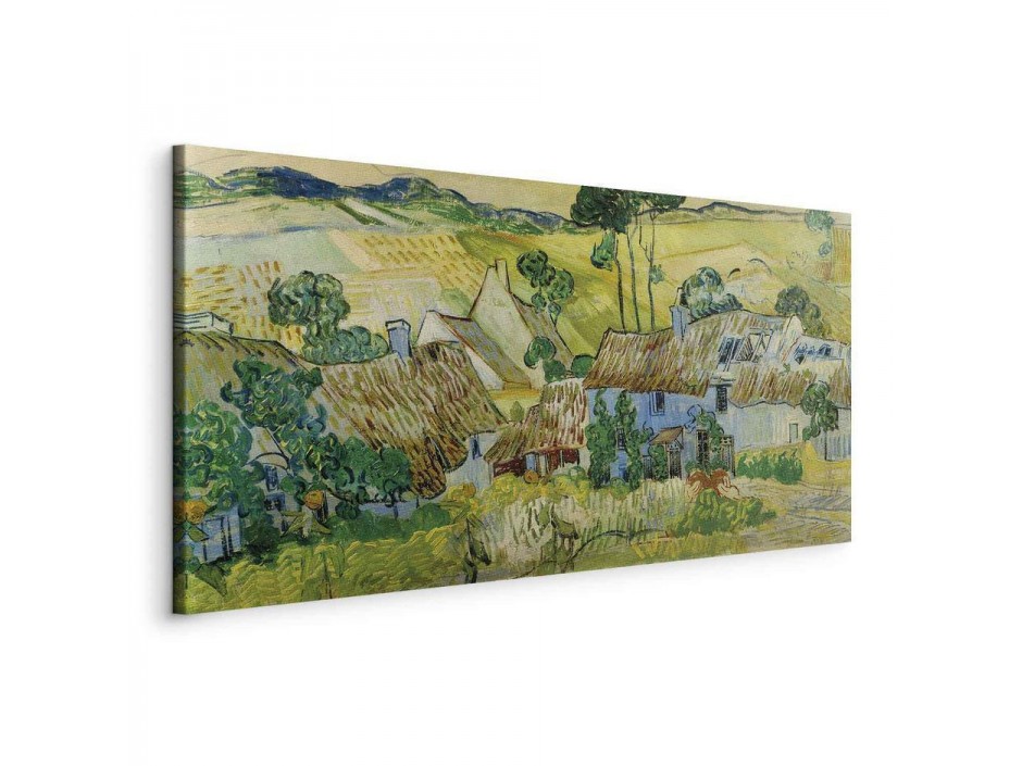 Tableau - Farms near Auvers (Vincent Van Gogh)