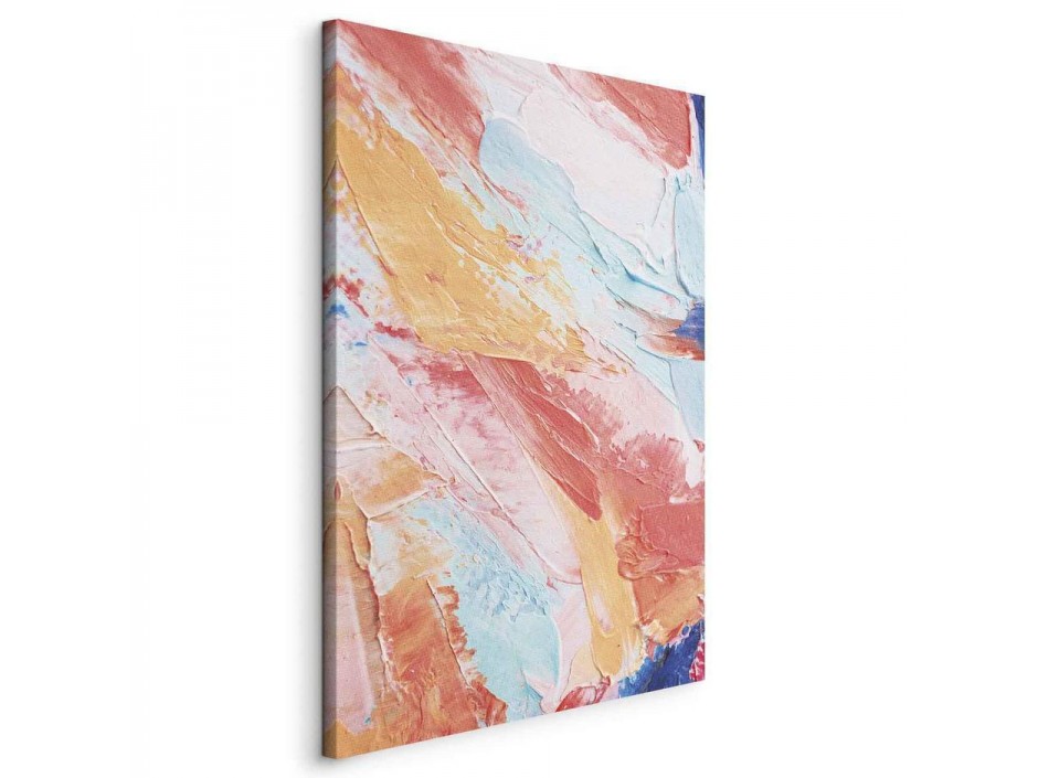 Tableau - Spring Shades - A Colorful Mix of Warm and Cool Tones on Canvas