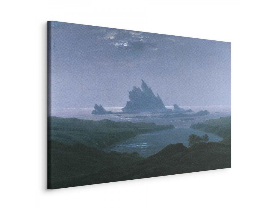 Tableau - Cliff reef on the beach (Caspar David Friedrich)