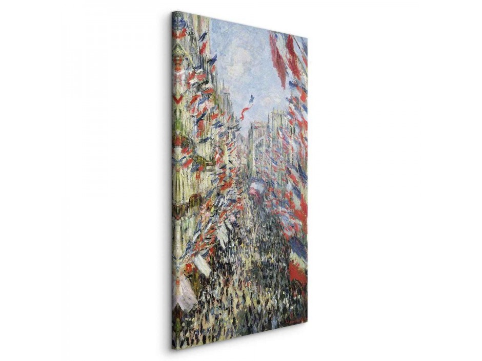 Tableau - The Rue Montorgueil Paris Celebration of June (Claude Monet)