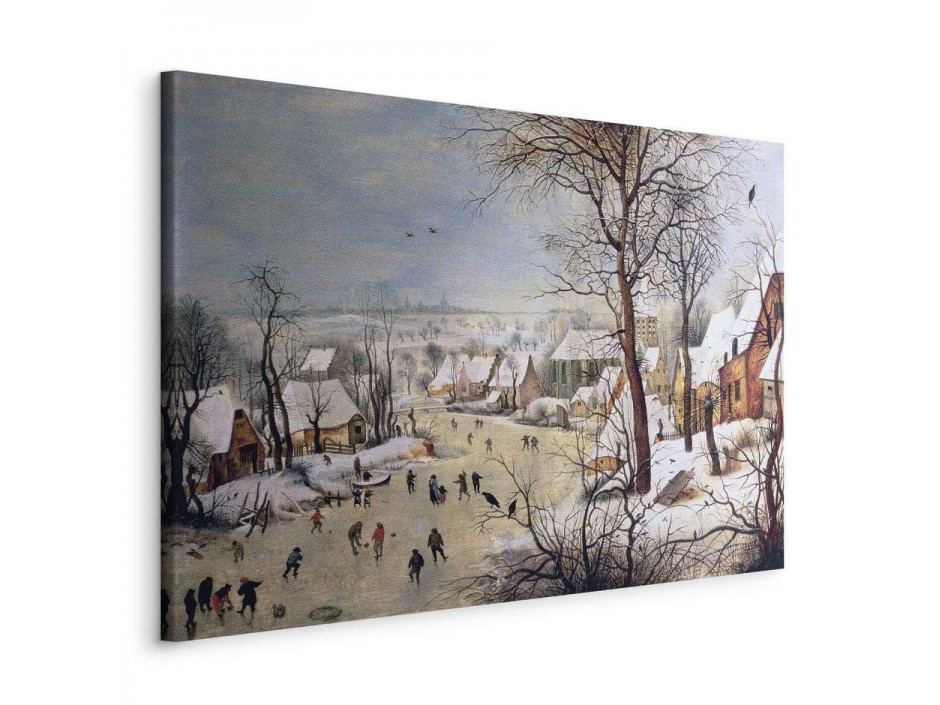 Tableau - Winter Landscape with Birdtrap (Pieter Bruegel the Elder)