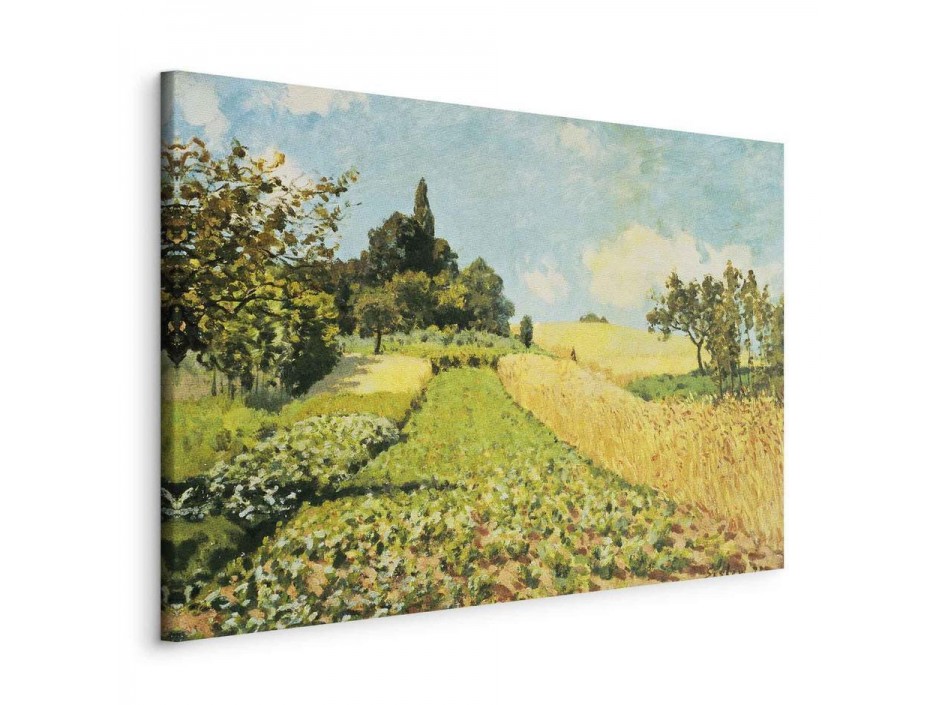 Tableau - Wheat field (Alfred Sisley)