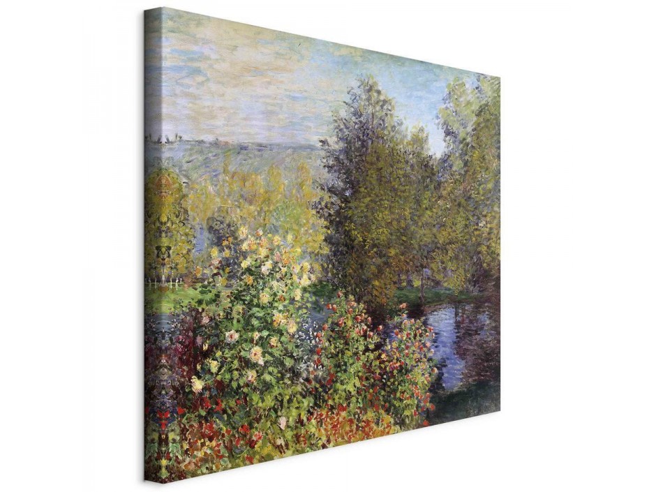 Tableau - Coin de jardin à Montgeron (Claude Monet)