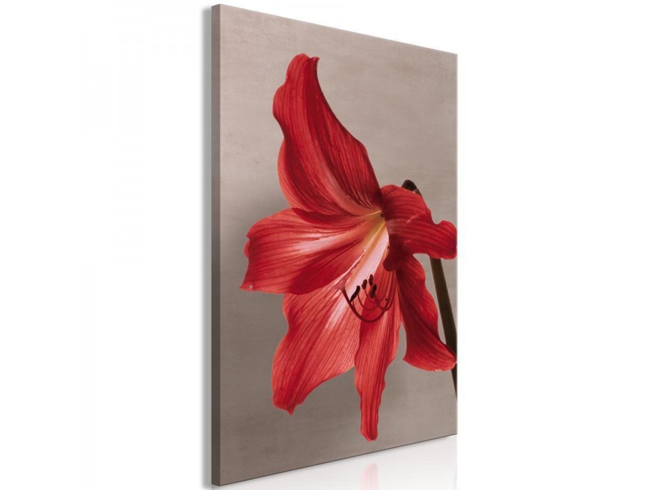 Tableau - Red Flower (1 Part) Vertical