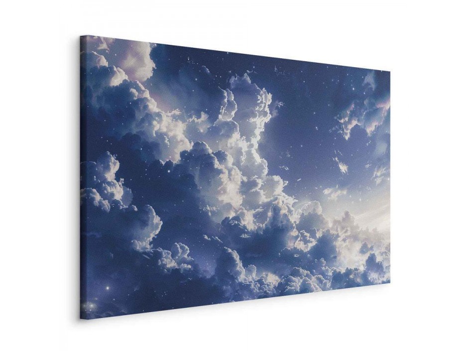 Tableau - Starry Clouds and Delicate Light Over a Corner of the Sky