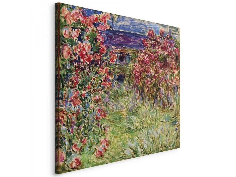 Tableau - La maison dans les roses (Claude Monet)