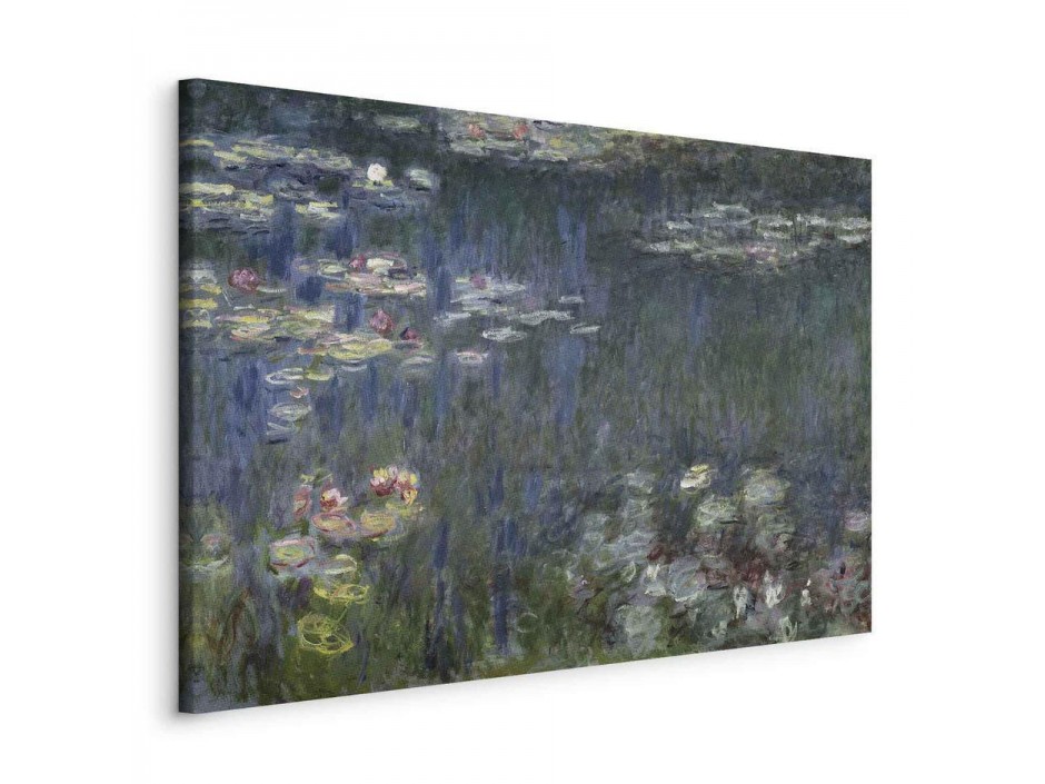 Tableau - Waterlilies: Green Reflections (Claude Monet)