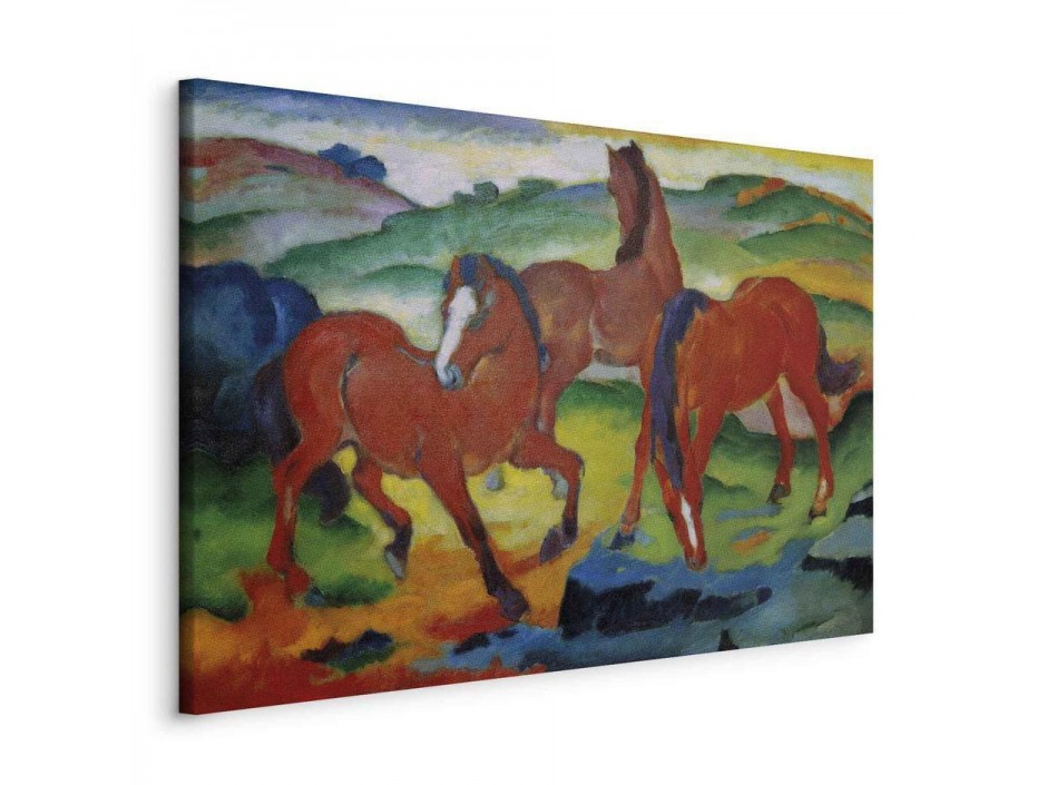 Tableau - The Red Horses (Grazing Horses IV) (Franz Marc)