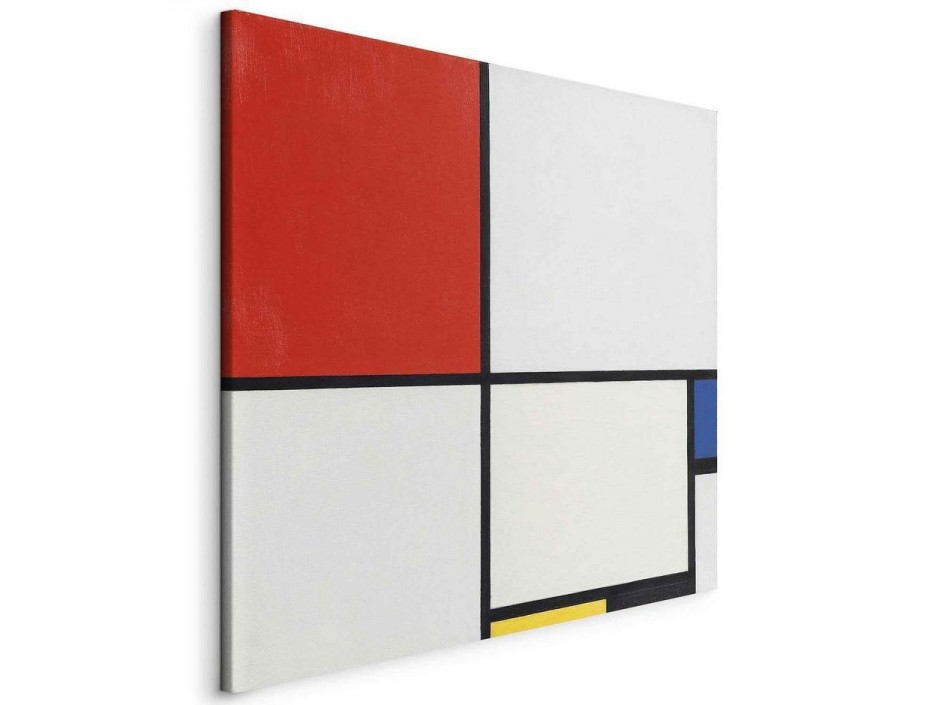 Tableau - Composition No III, with red, blue, yellow and black (Piet Mondrian)