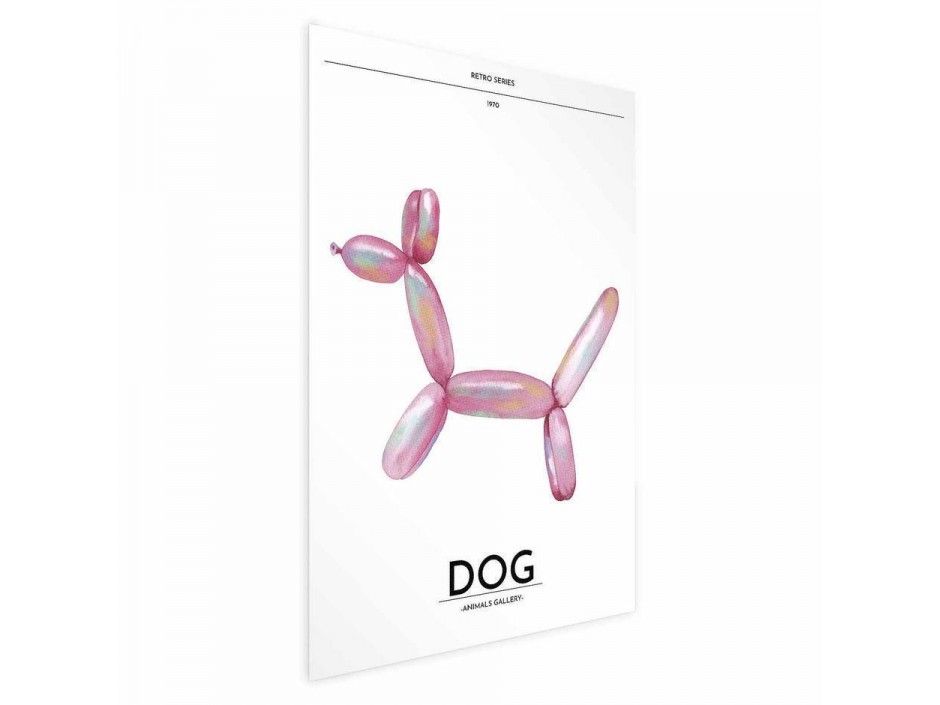 Poster - Holo-Dog - Colorful Retro Dog