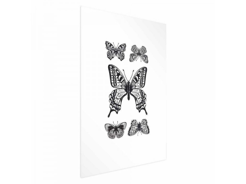 Poster - Five Butterflies