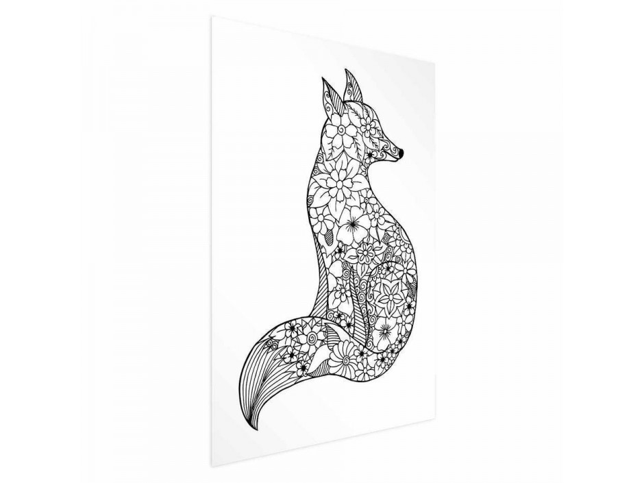 Poster - Fox in Flowers