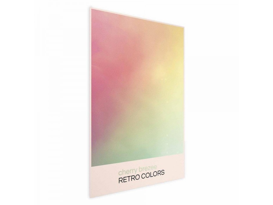 Poster - Cherry Breeze - Pastel Gradient in Soft, Retro Colors